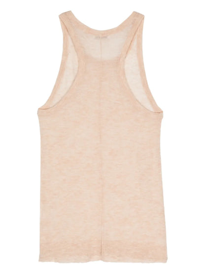 Fine-Knit Wool Knitted Top