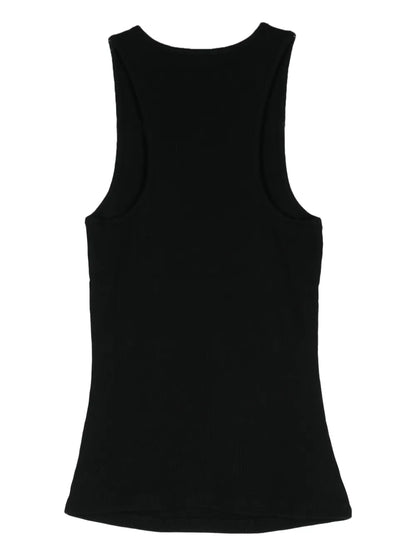 Logo-Embroidered Cotton Top