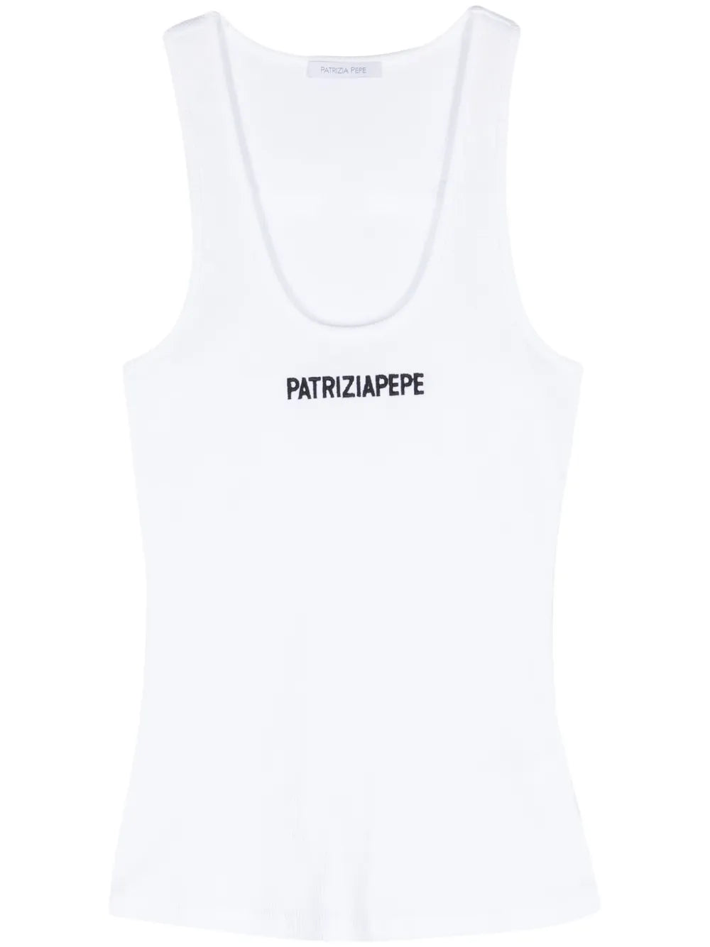 Logo-Embroidered Cotton Top