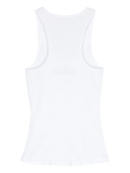 Logo-Embroidered Cotton Top