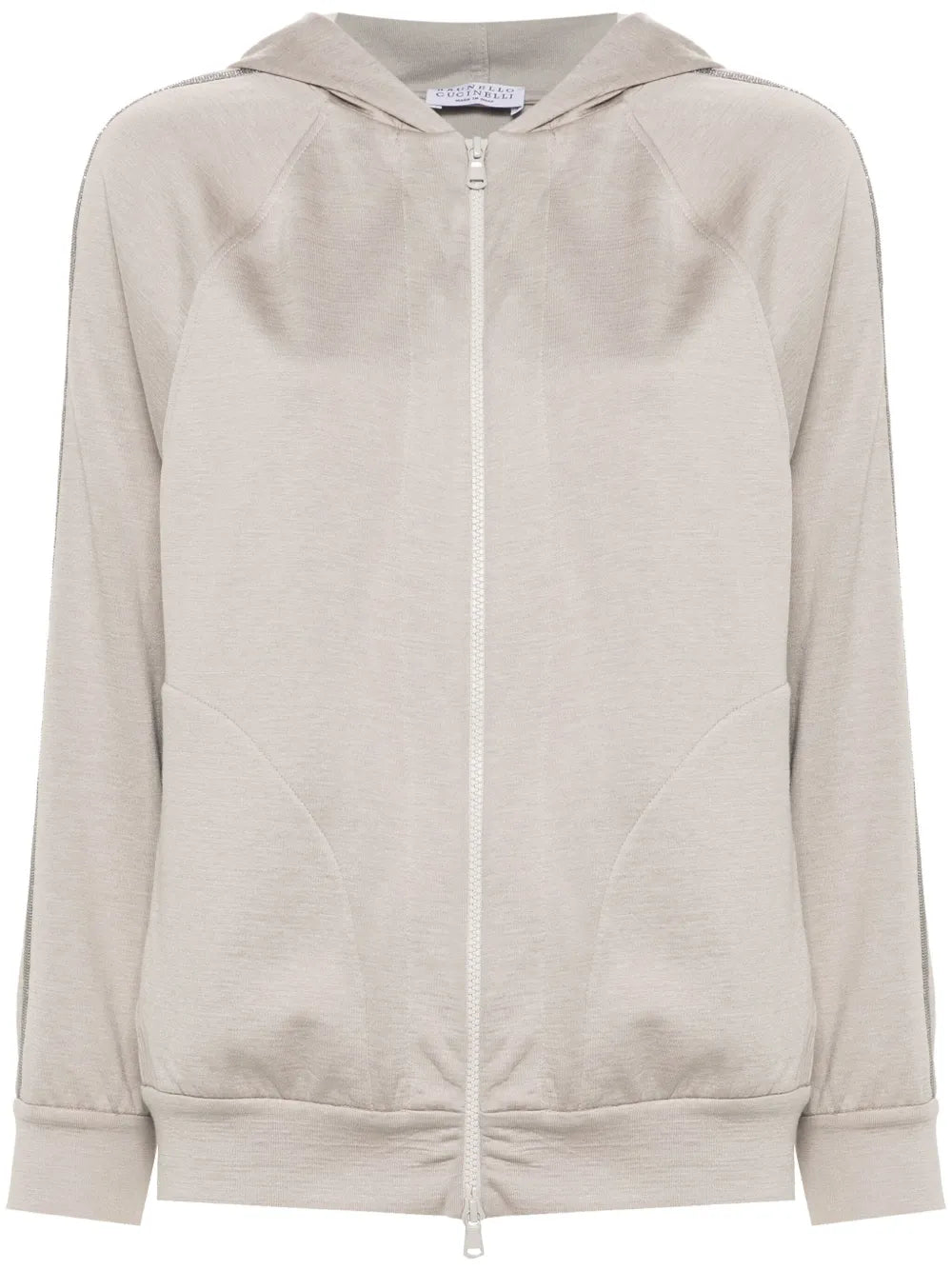 Monili Chain-Detail Hooded Jacket
