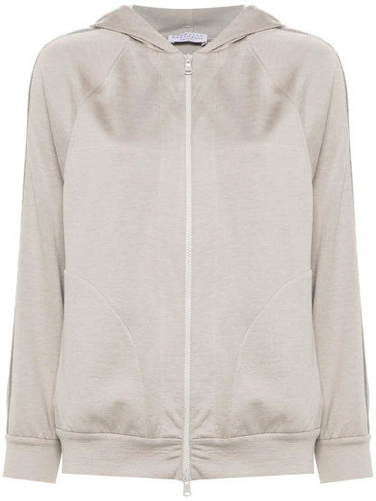 Monili Chain-Detail Hooded Jacket