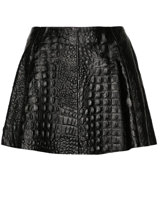 Pleated Mini Skirt