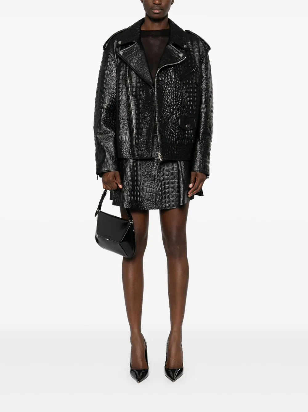 Pleated Mini Skirt
