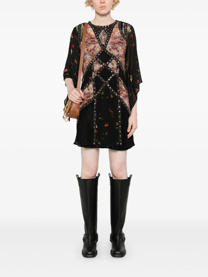 Lucia Panelled Mini Dress