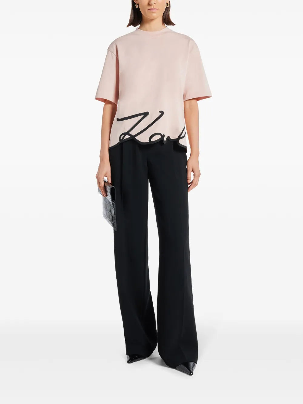 Karl Signature Hem T-Shirt
