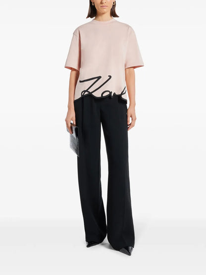 Karl Signature Hem T-Shirt