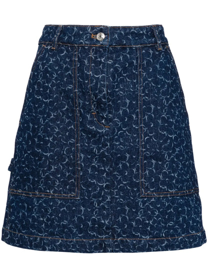 Mini Denim Cotton Skirt