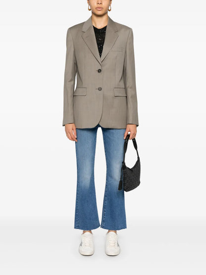 Single-Breasted Wool Blazer