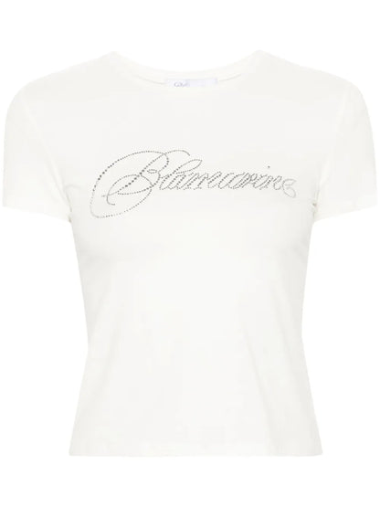 Rhinestone-Logo T-Shirt