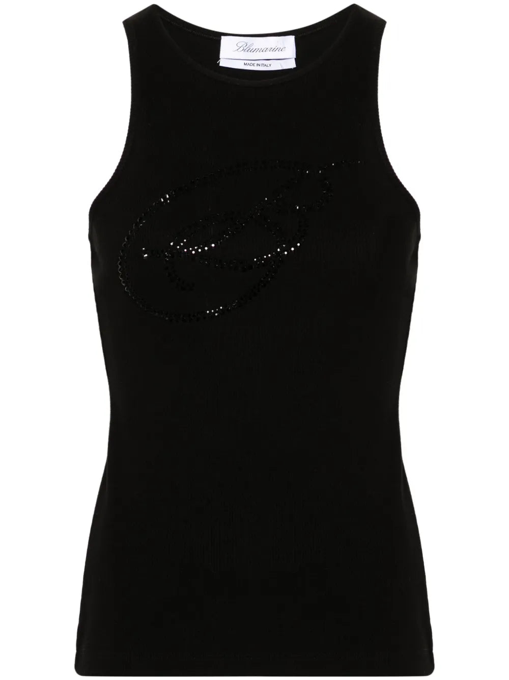Rhinestone-Logo Tank Top