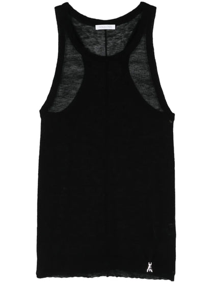 Fine-Knit Wool Knitted Top