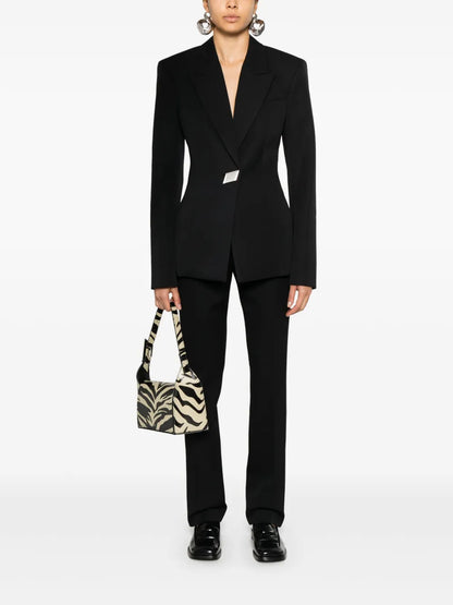 Slim-Cut Tailored Trousers