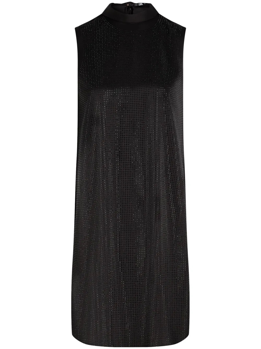 Rhinestone-Embellished Shift Dress