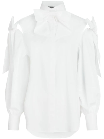 Kl Studio Bow-Detail Poplin Shirt