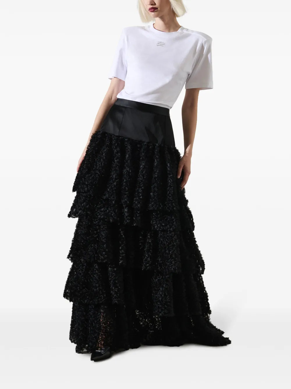 Kl Studio Maxi Frill Skirt