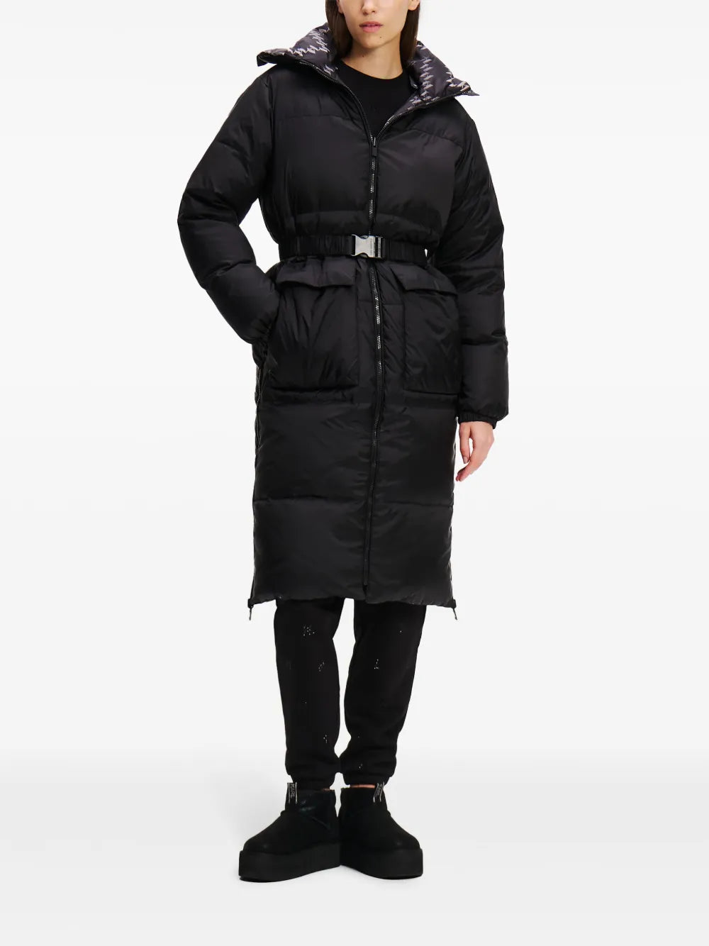Reversible Longline Puffer Jacket