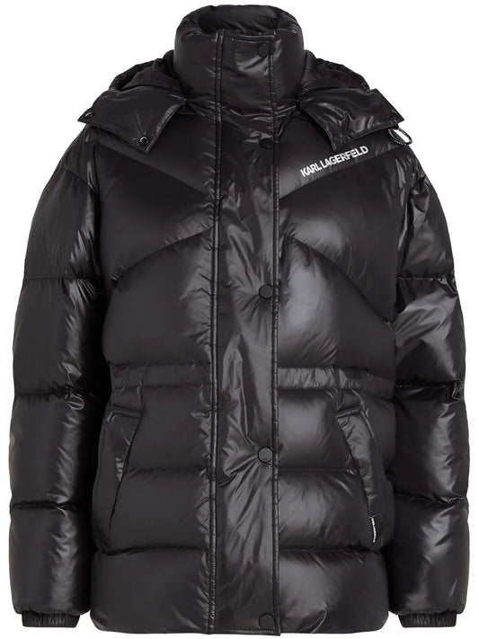 High-Shine Puffer Jacket