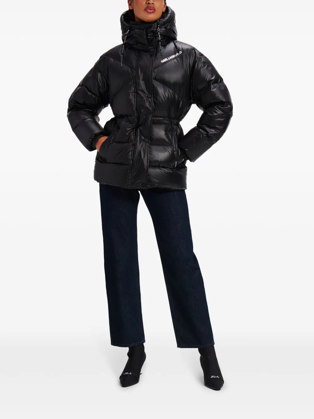 High-Shine Puffer Jacket