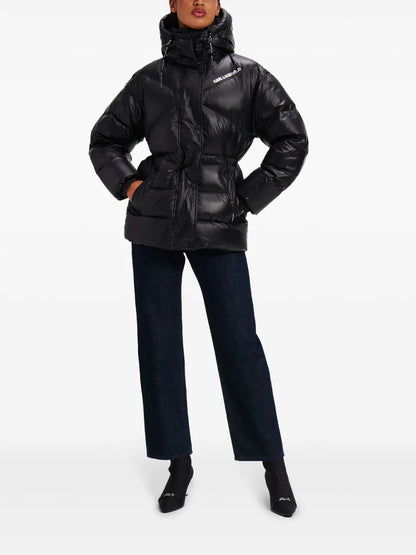 High-Shine Puffer Jacket