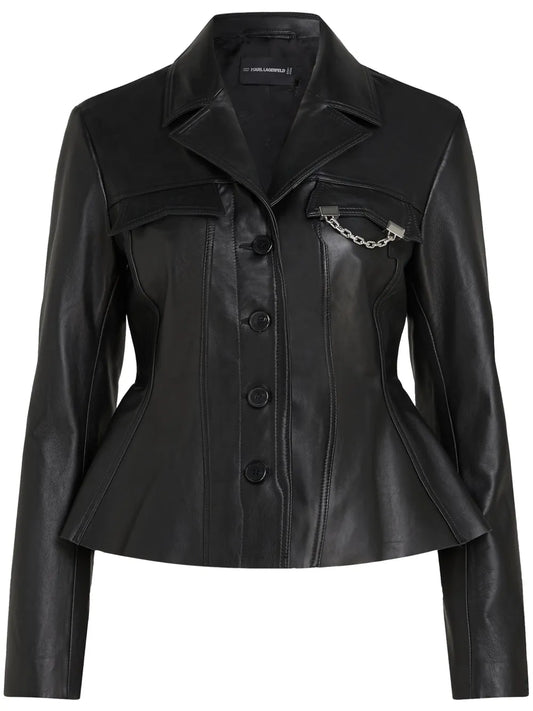 Kl Studio Leather Blazer