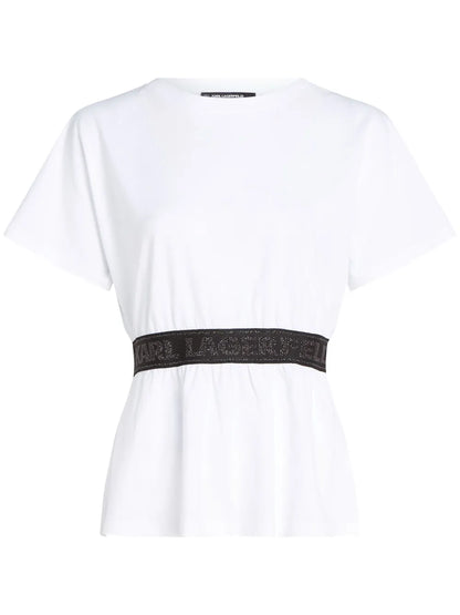 Glitter Logo-Tape T-Shirt