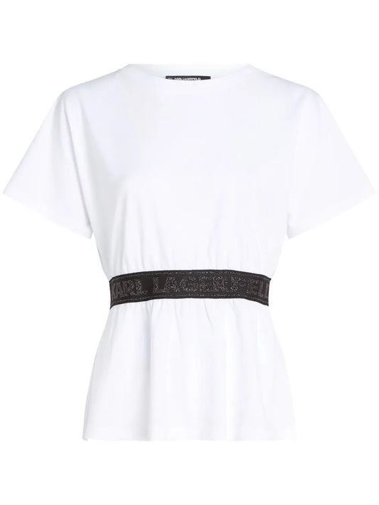 Glitter Logo-Tape T-Shirt