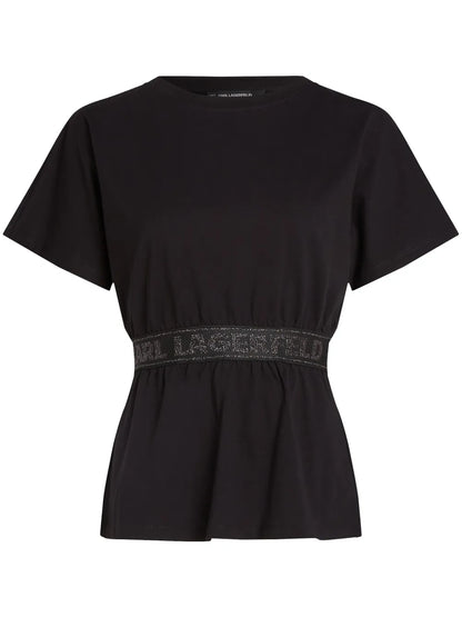 Glitter Logo-Tape T-Shirt