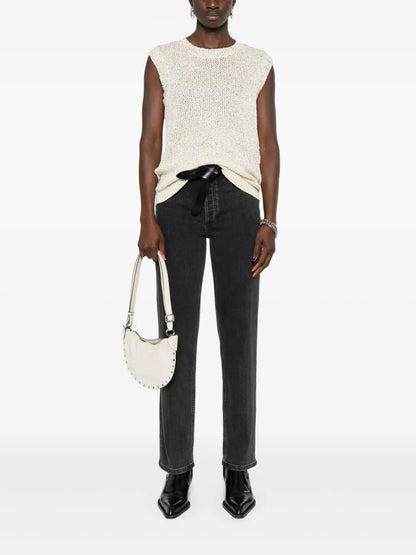 Melyssa Sequin-Embellished Knitted Top