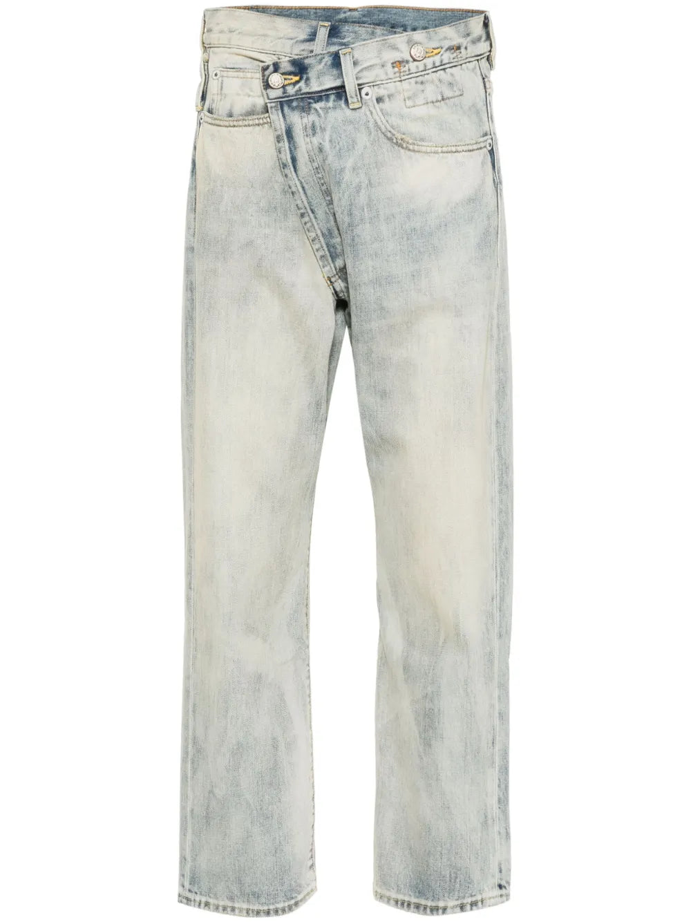 Crossover Mid-Rise Tapered Jeans