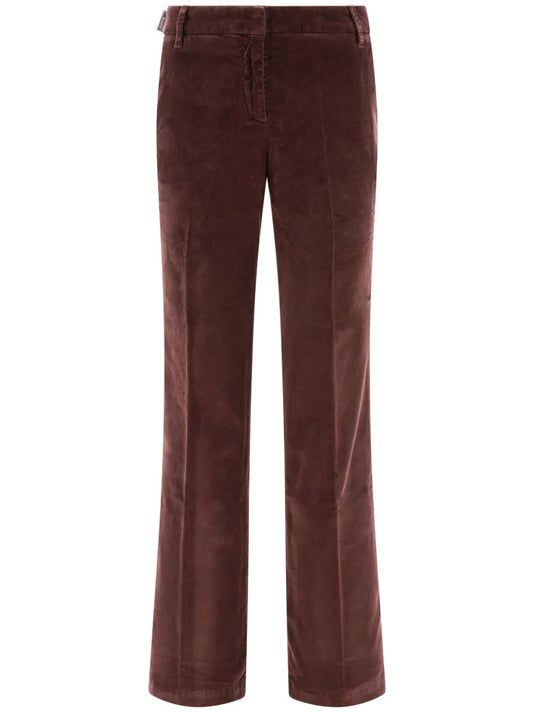Straight-Leg Corduroy Trousers