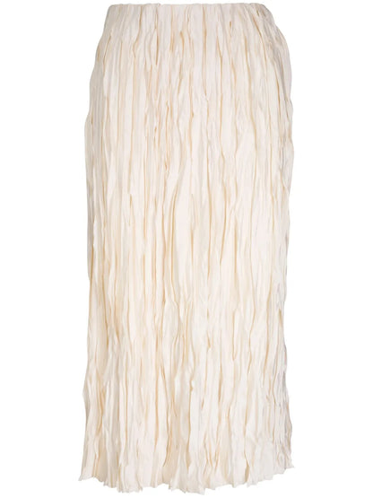 Satin Midi Skirt