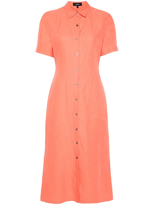 Linen Midi Dress
