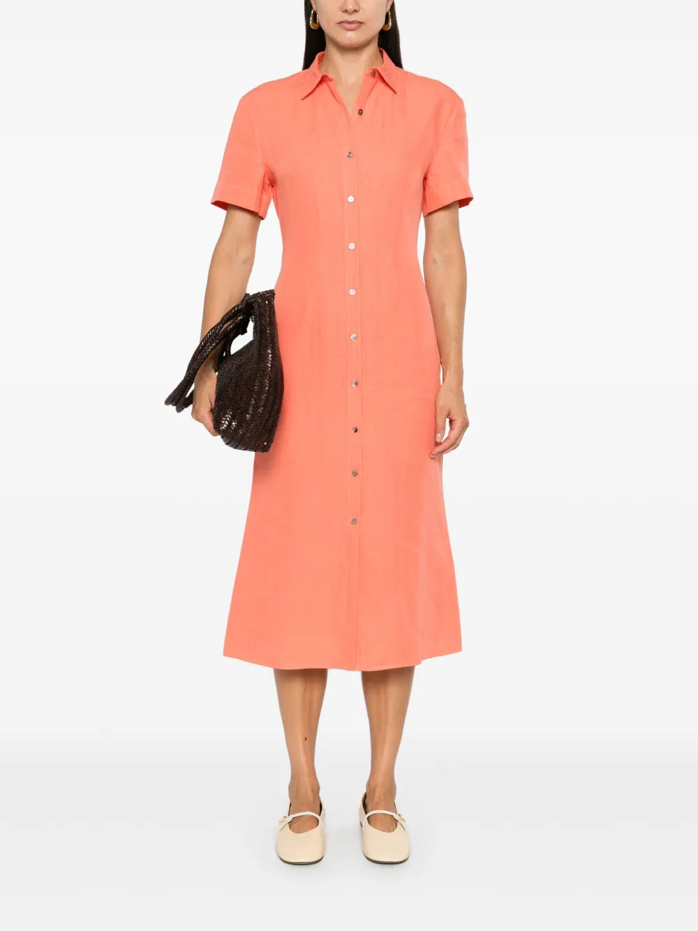 Linen Midi Dress