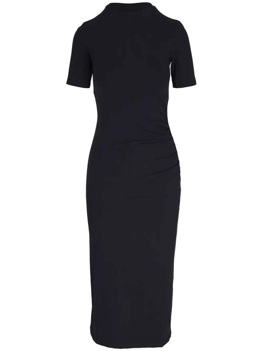 Side-Draped Midi Dress
