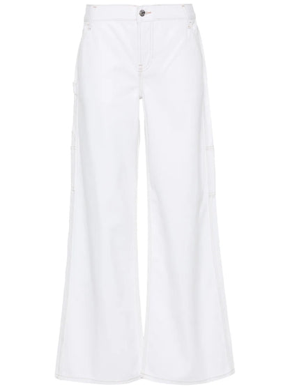 Low-Rise Flared Jeans