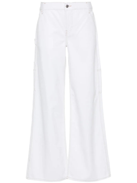 Low-Rise Flared Jeans