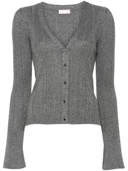 Lurex-Detail Cardigan