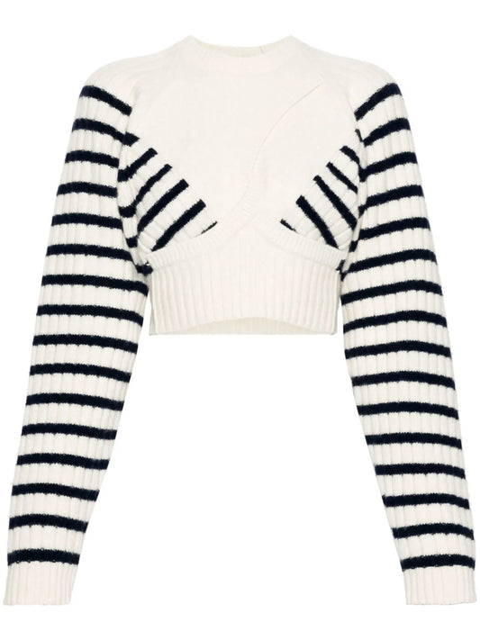 Striped Twisted Jumper