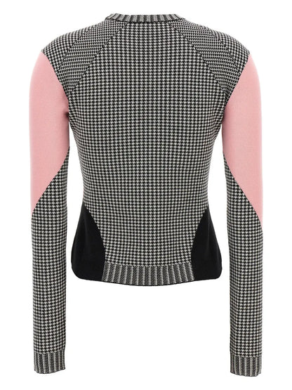Checked Sweater