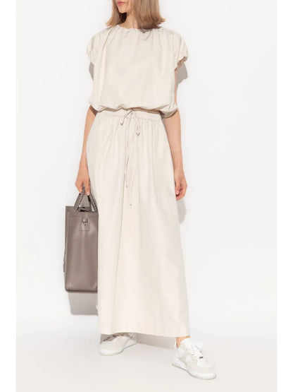 Cropped Short-Sleeve Blouse