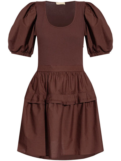 Tilda Puff-Sleeve Cotton Dress