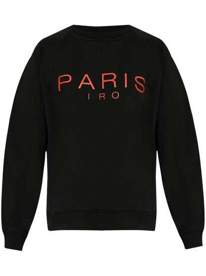 Logo-Print Cotton Jumper