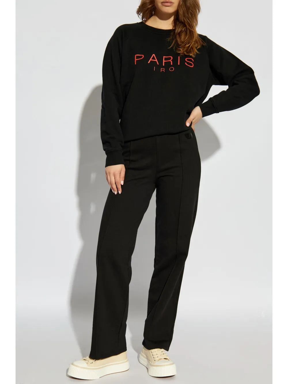 Logo-Print Cotton Jumper