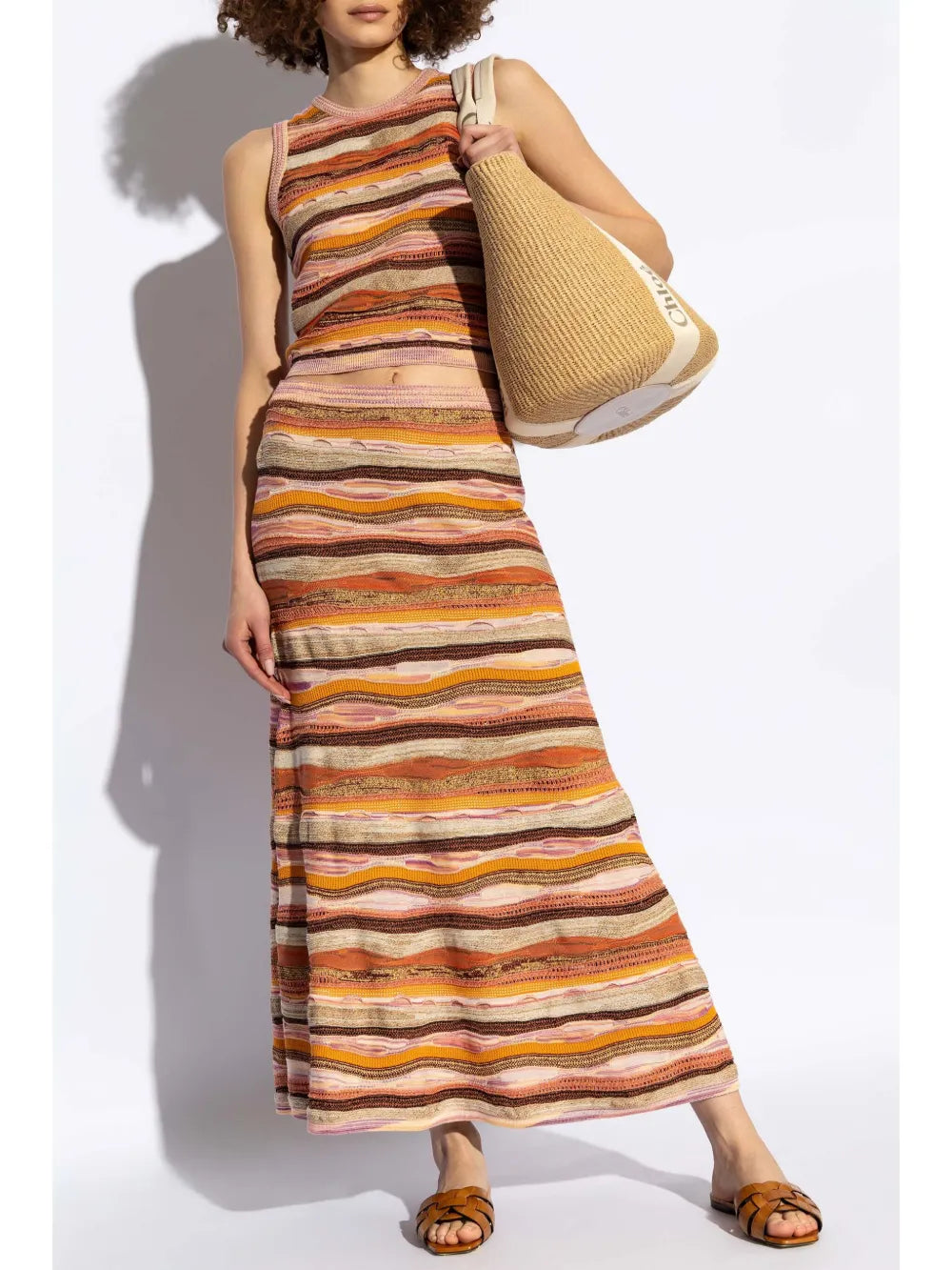 Striped Cotton Knitted Top