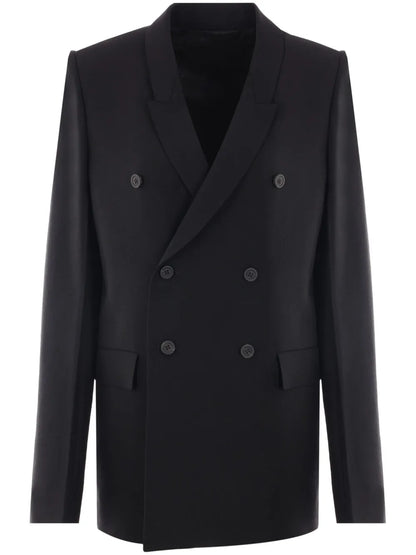 Double-Breasted Wool Blazer