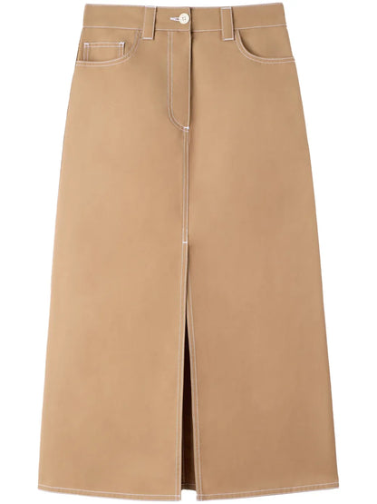 Slit Maxi Skirt