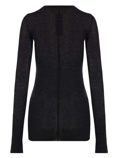 Ribbed Long-Sleeve Top