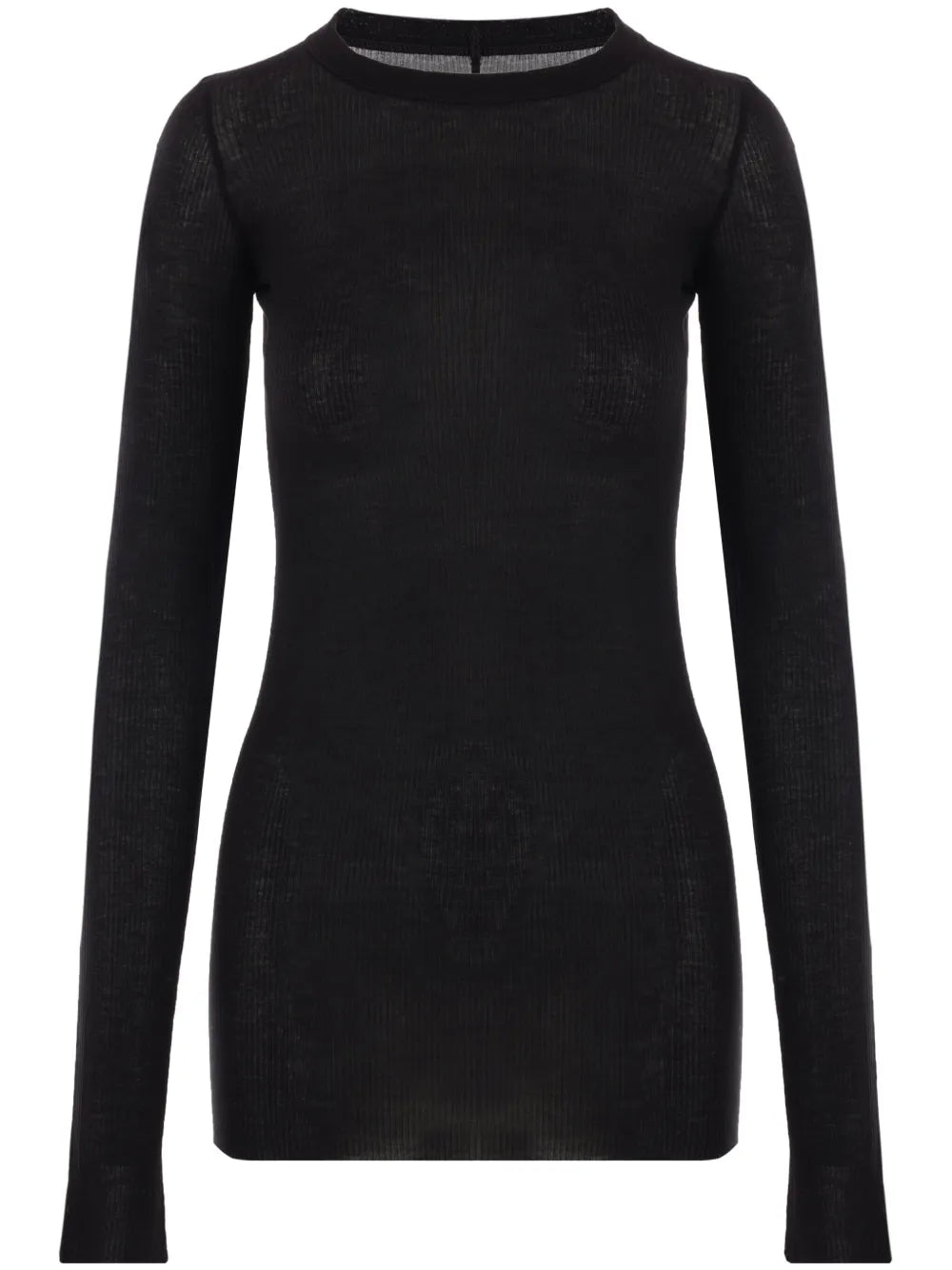 Ribbed Long-Sleeve Top