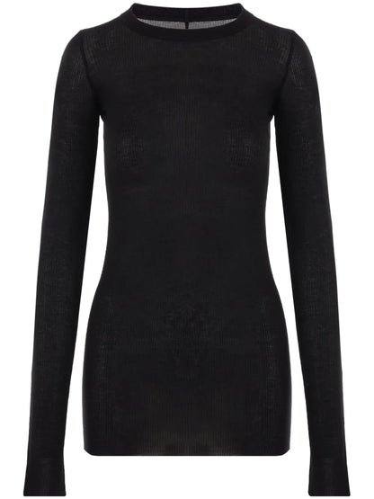 Ribbed Long-Sleeve Top